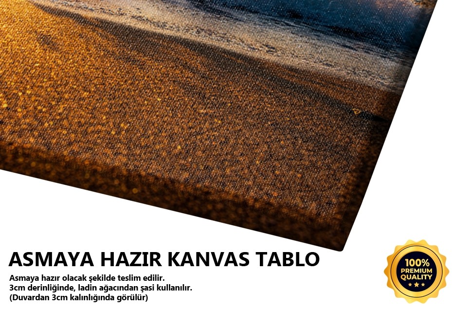 Gün Batımında Sahil Manzarası
