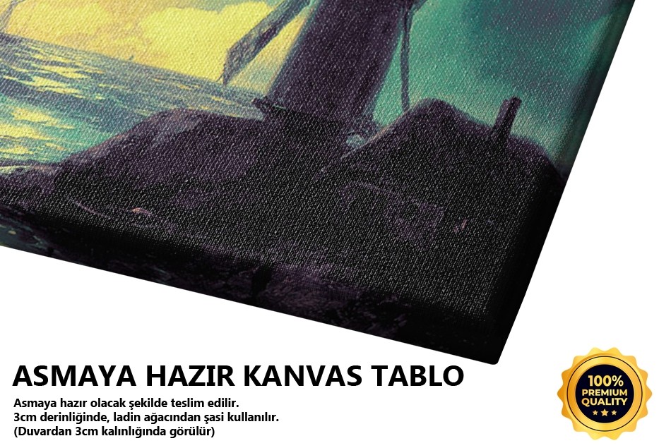 Deniz Kenarında Yel Değirmeni, 1837 Tablo