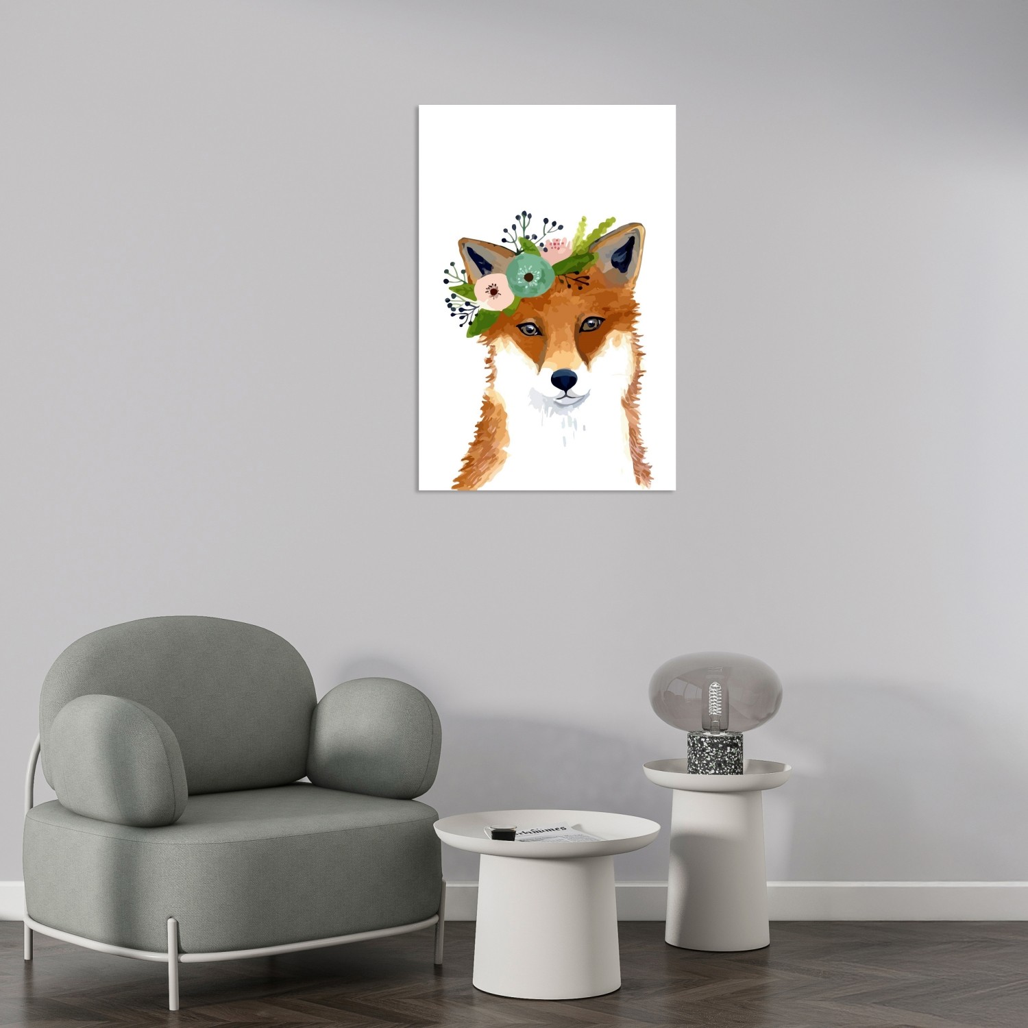 Süslü Köpek Tablo