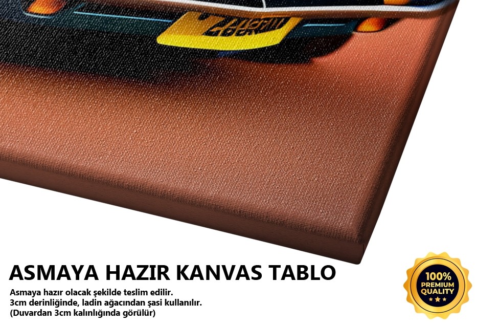 Mavi Klasik Araba