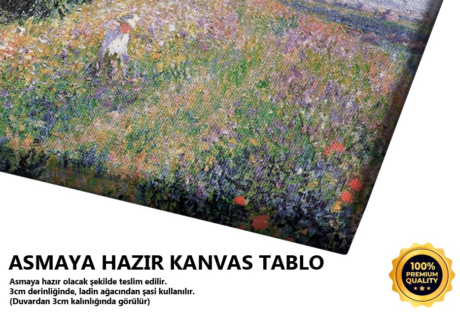 Giverny Önünden Peyzaj Tablo