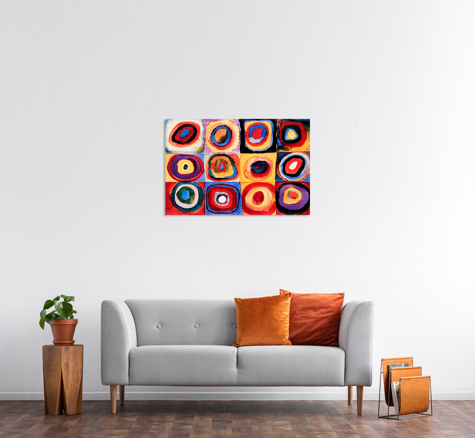 Farbstudie Quadrate Tablo