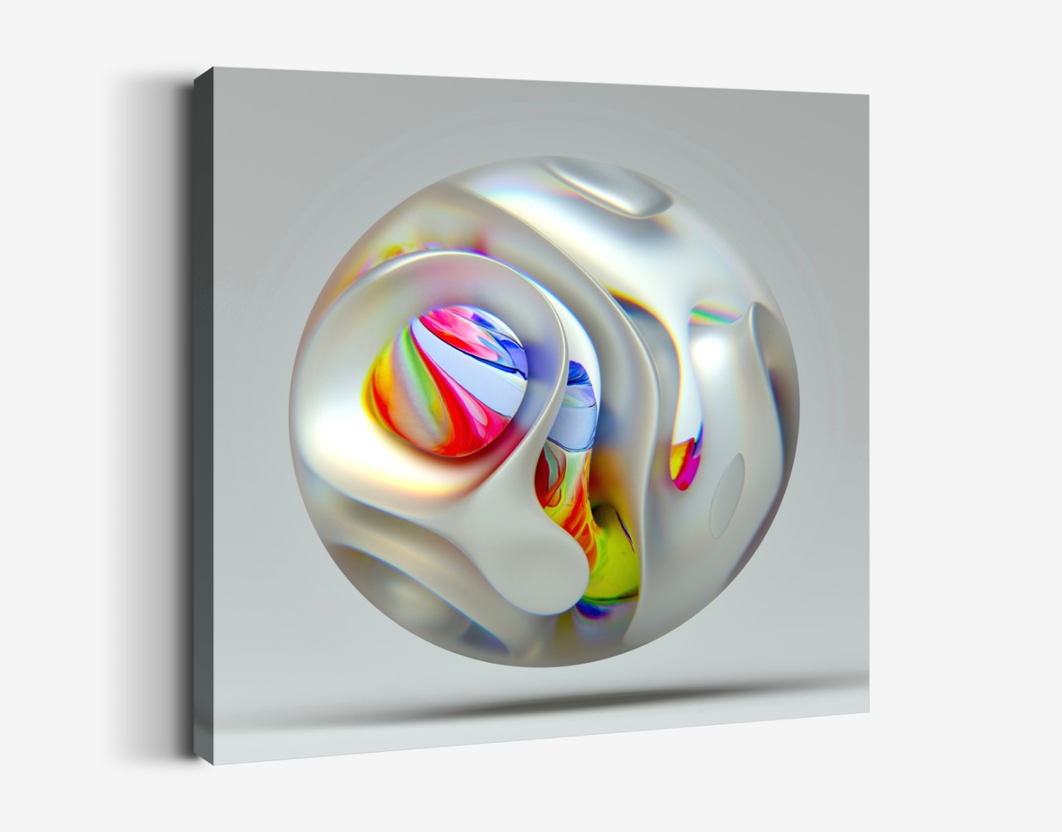 Renkli Spiral Metal Form