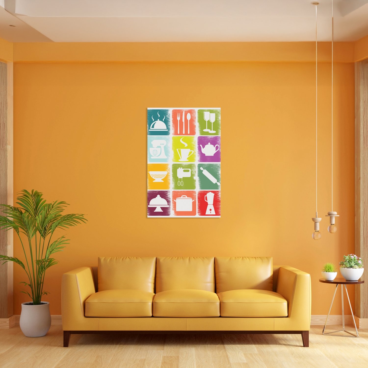 Colours İn Kitchen Tablo