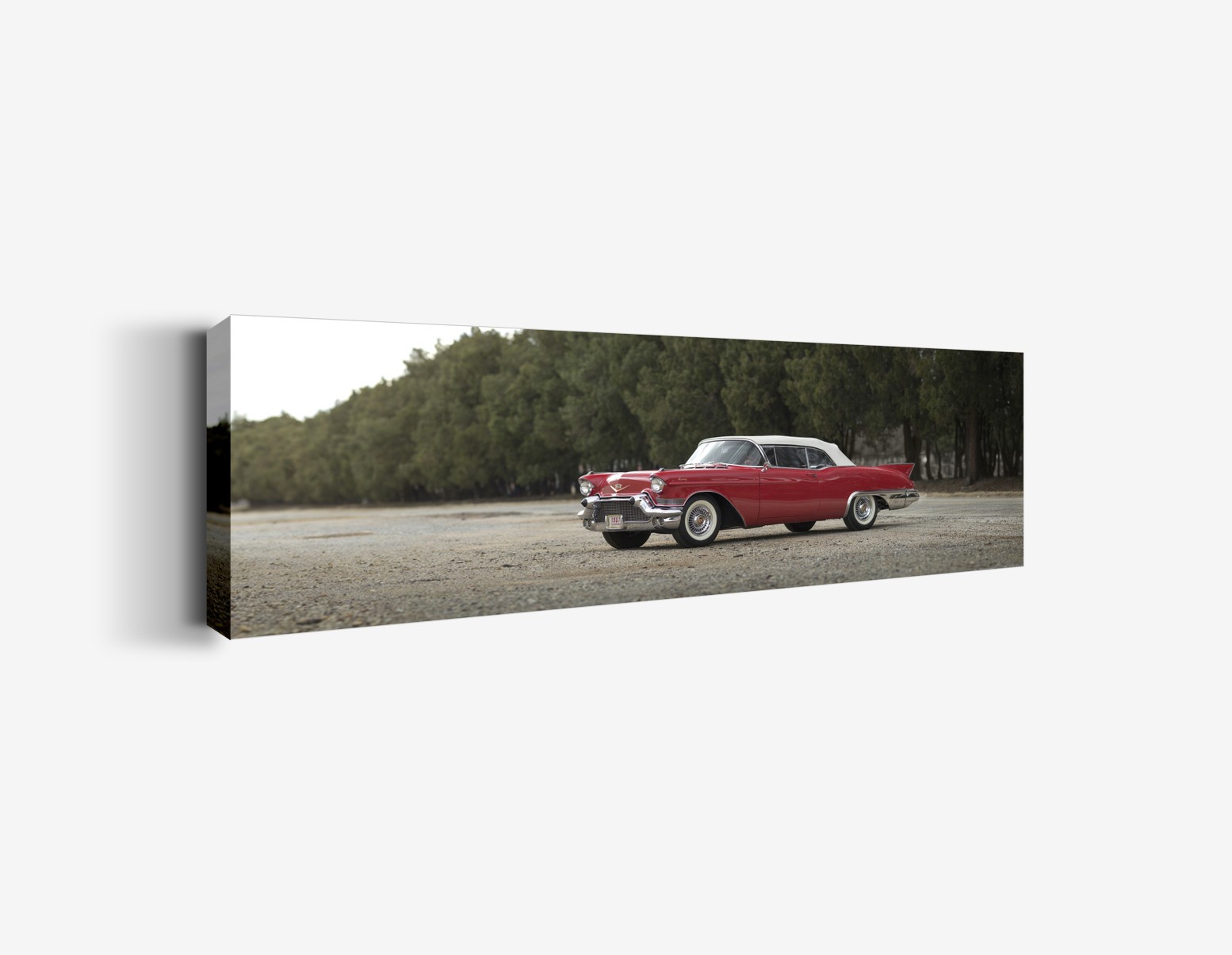 Kırmızı Cadillac Klasik Araba
