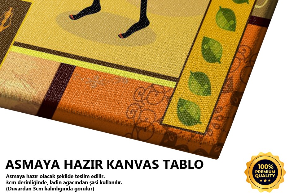 Afrikalı Kadın Tablo