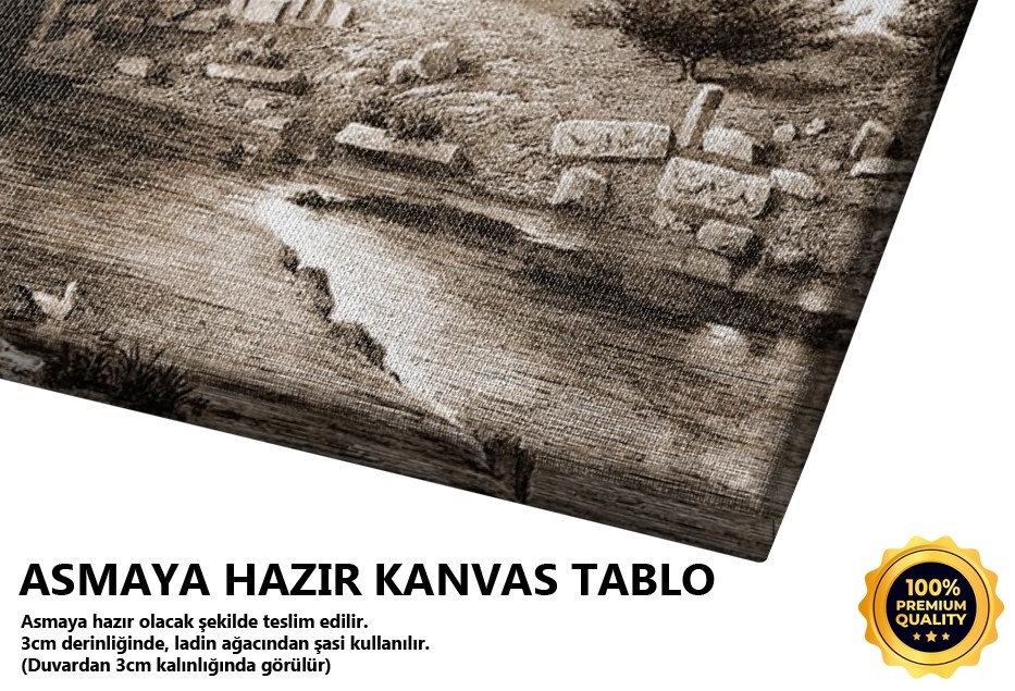 Kütahya Emet Çavdarhisar Köyü'nde Bir Köprü Ve Jüpiter Tapınağı Tablo