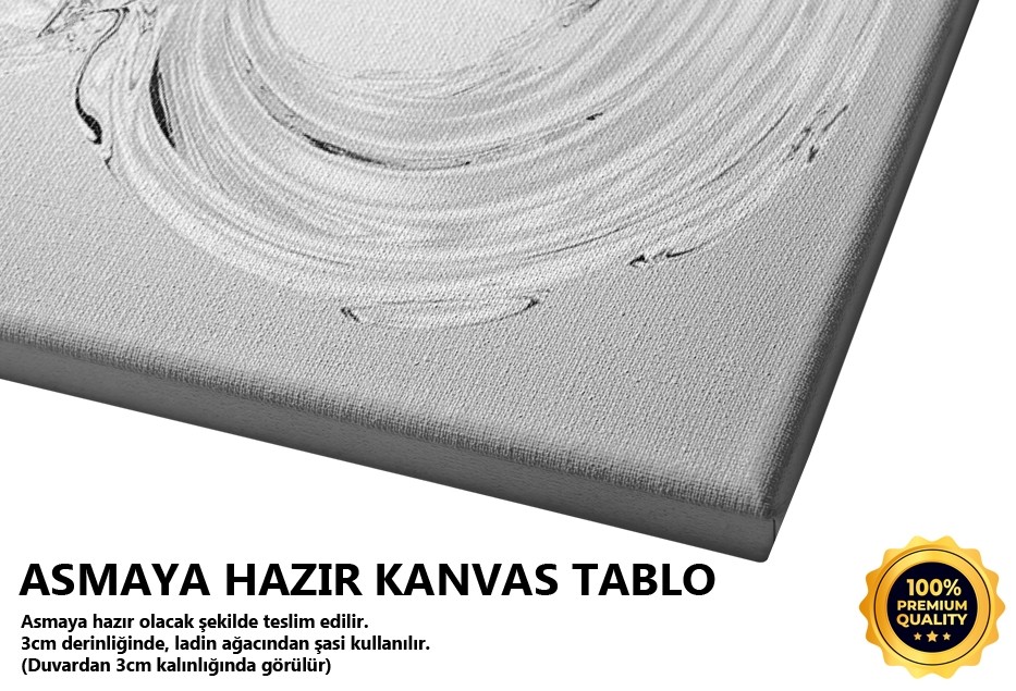 Cam Girdap Desenli Soyut Tasarım