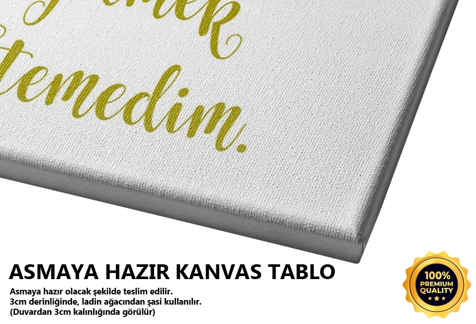 Geciktim Üzgünüm Tablo