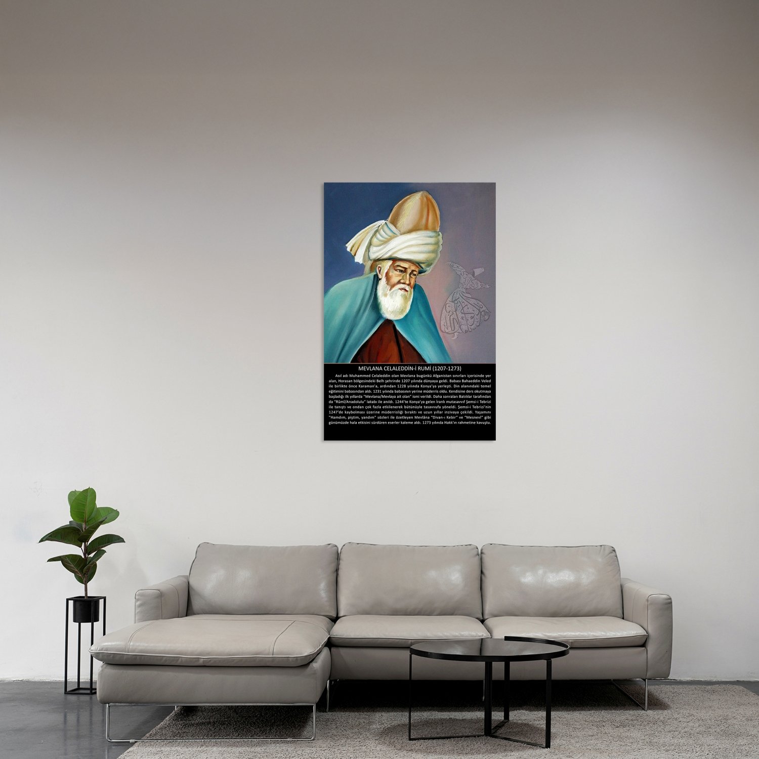 Mevlana Celaleddin-i Rumi (1207-1273) Tablo