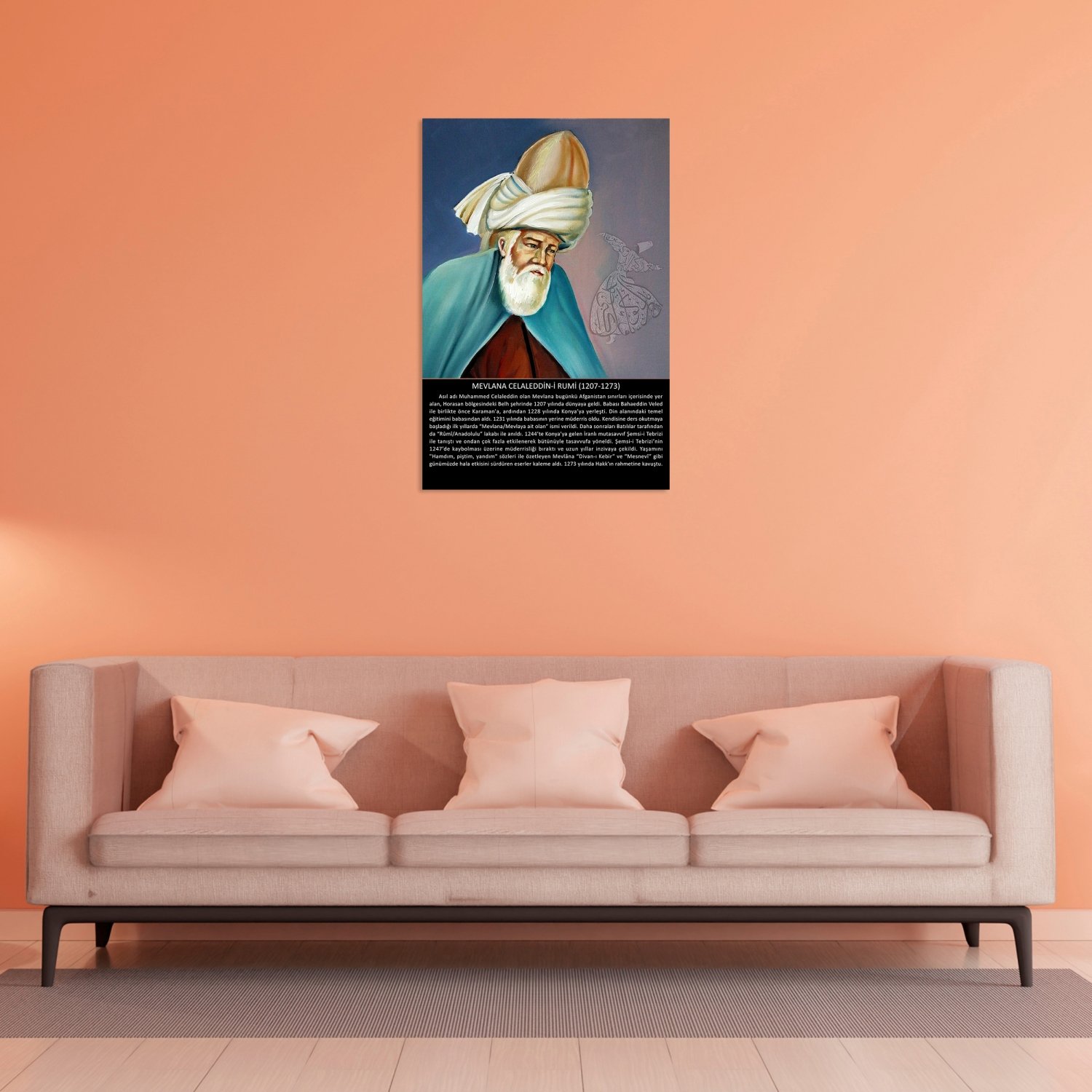 Mevlana Celaleddin-i Rumi (1207-1273) Tablo
