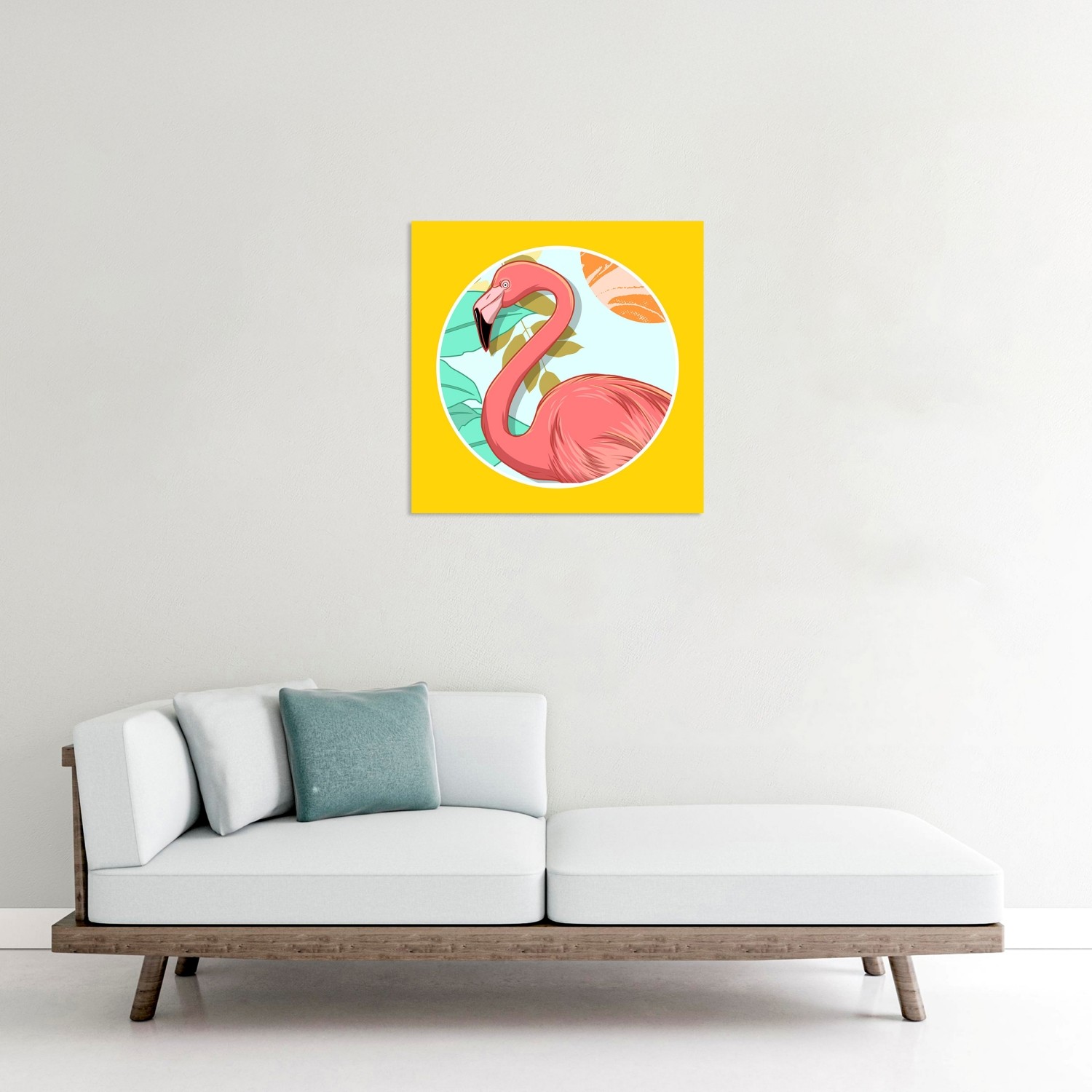 Üçlü Seri Sağ Flamingo Tablo