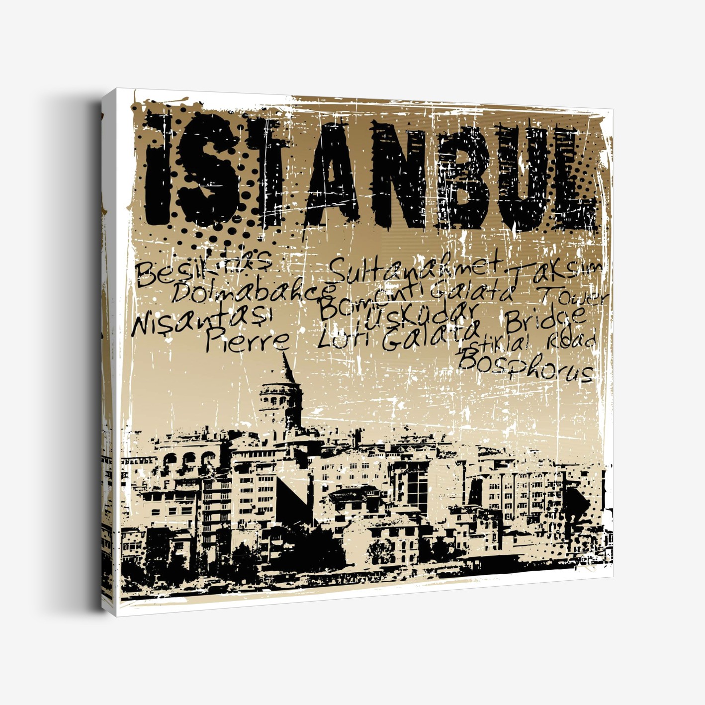 İstanbul Vintaj Tablo