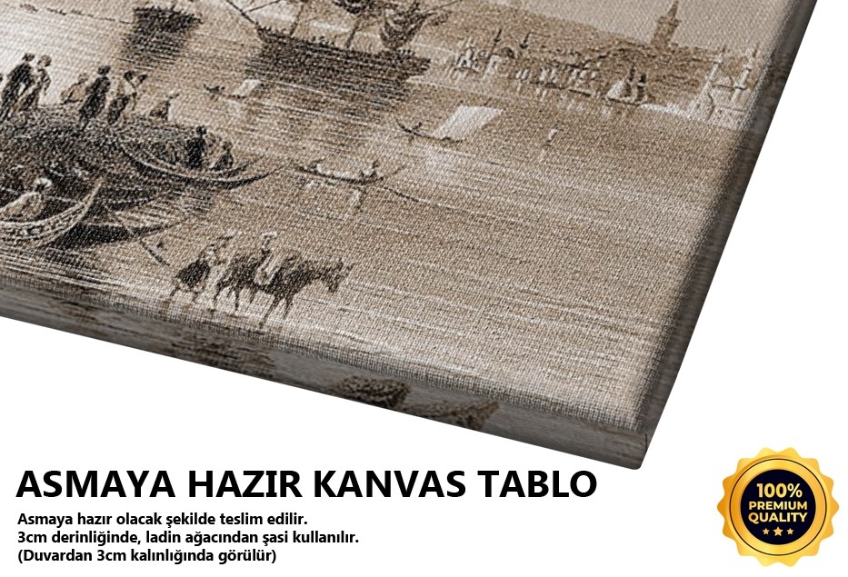 Üsküdar'da Vapurdan Manzara Tablo