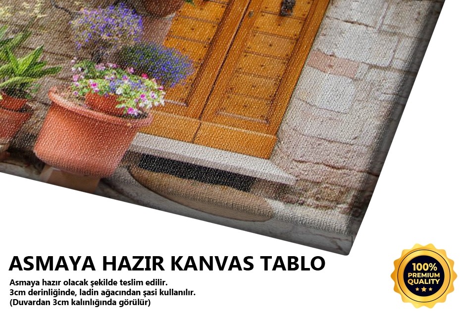 Çiçekli Duvar Tablo