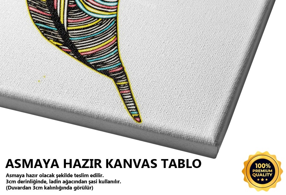 Çizgilerden Kuş Tablo