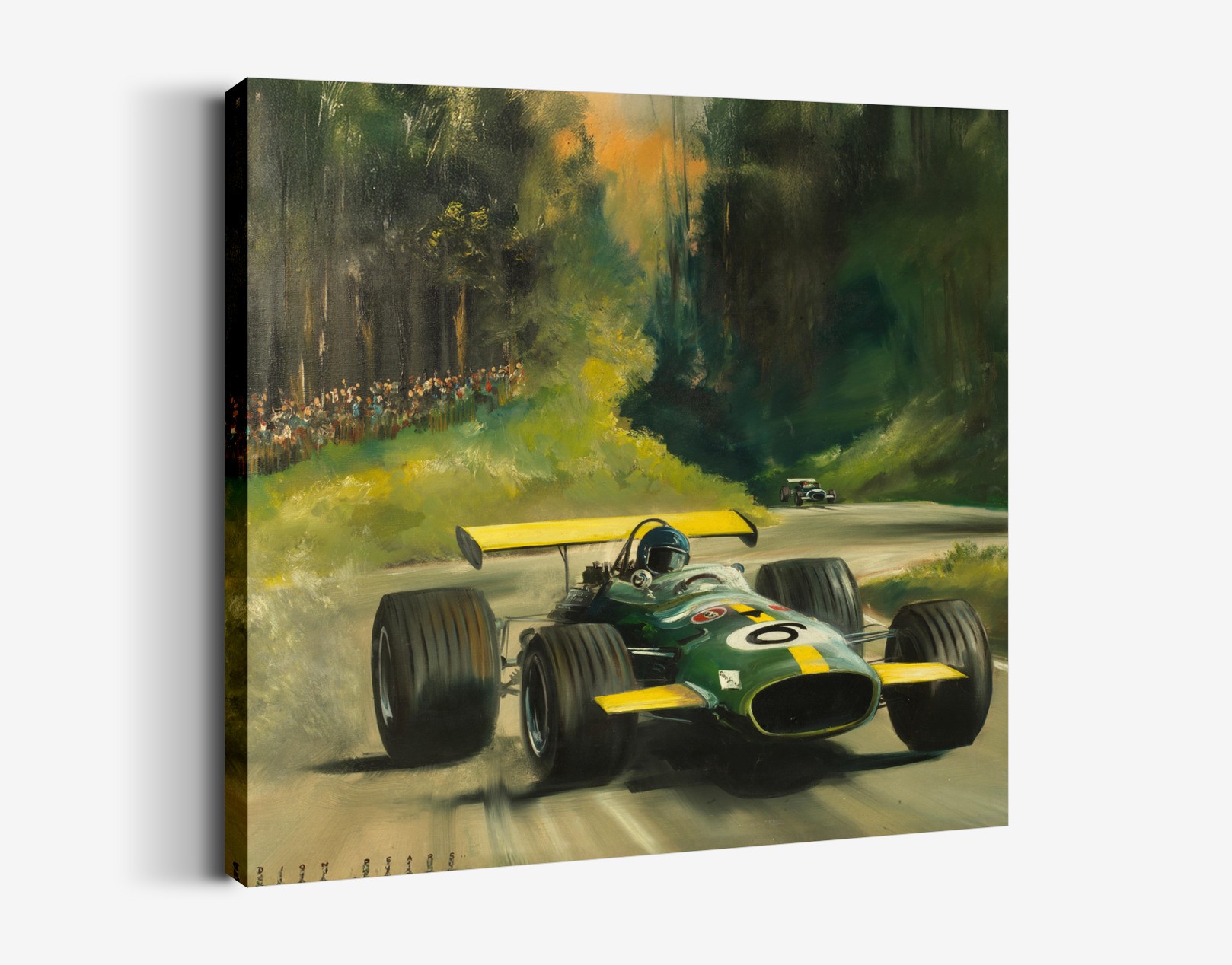 Formula Aracı Yağlıboya
