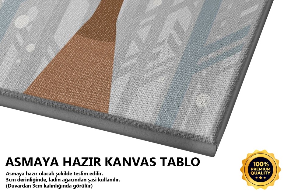 Geyik Portre Tablo