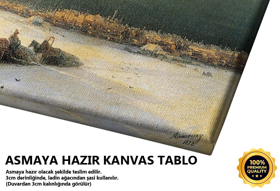 Kış Manzarası Tablo