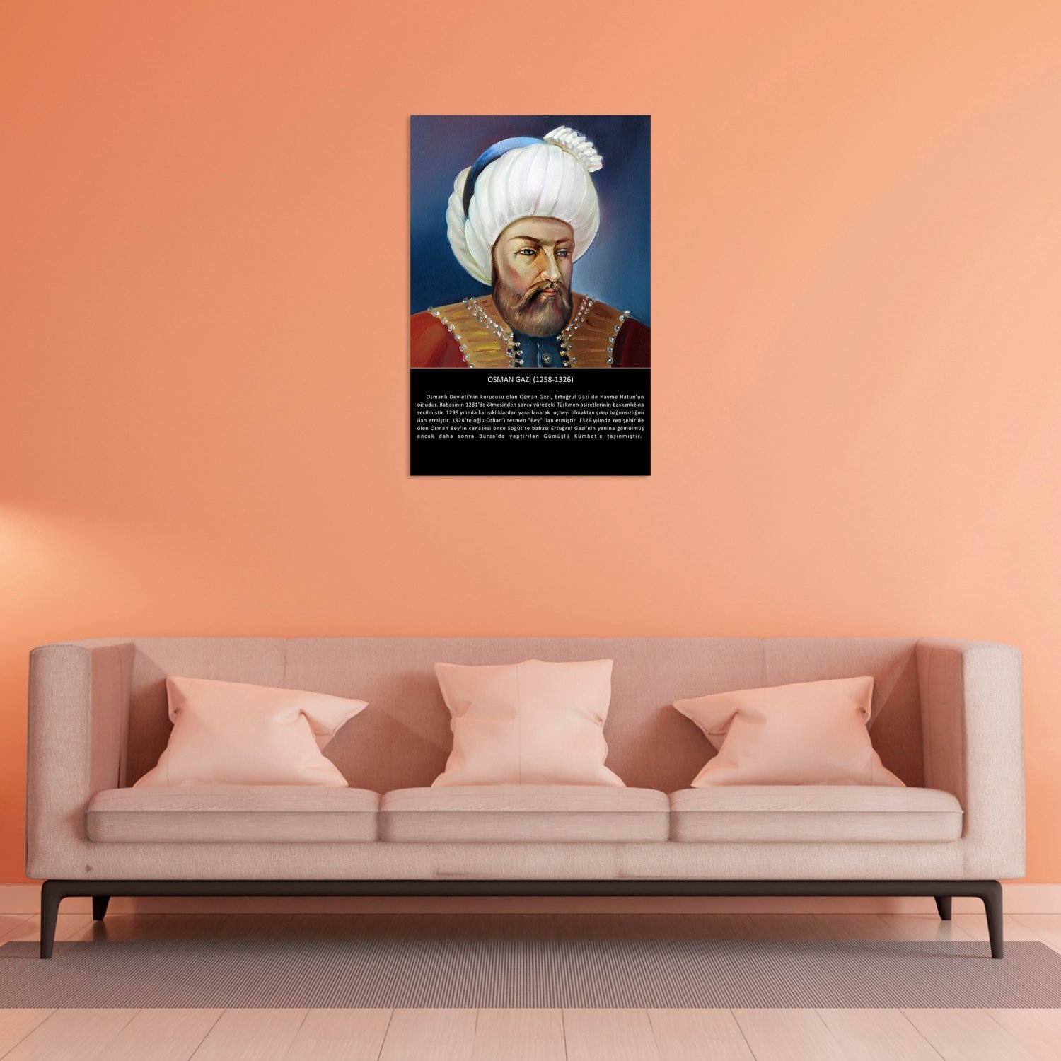 Osman Gazi (1258-1326) Tablo