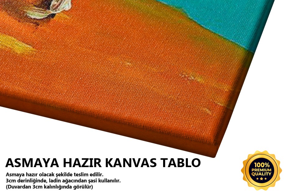 Sarı Ağaç Tablo