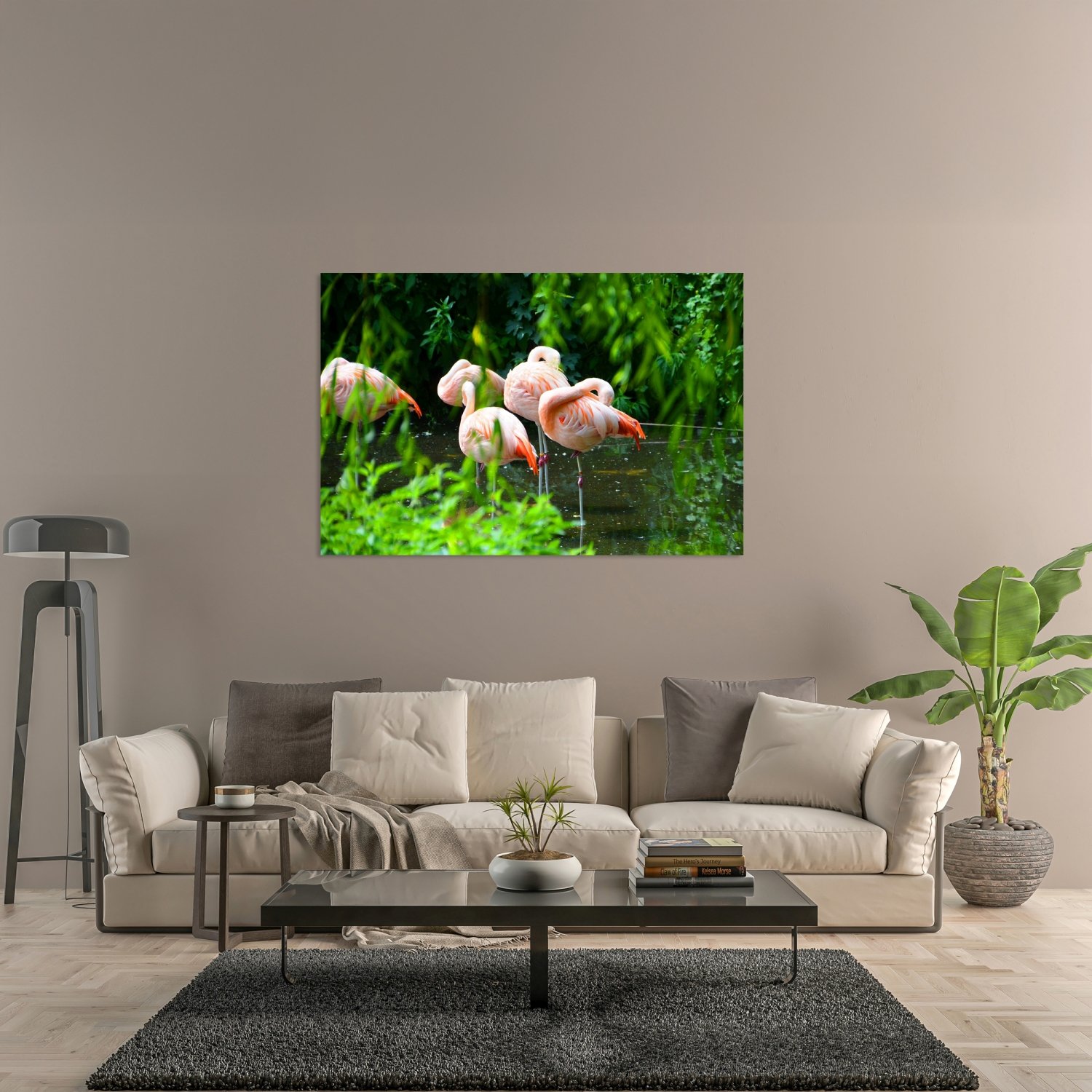 Flamingo Sürüsü Tablo