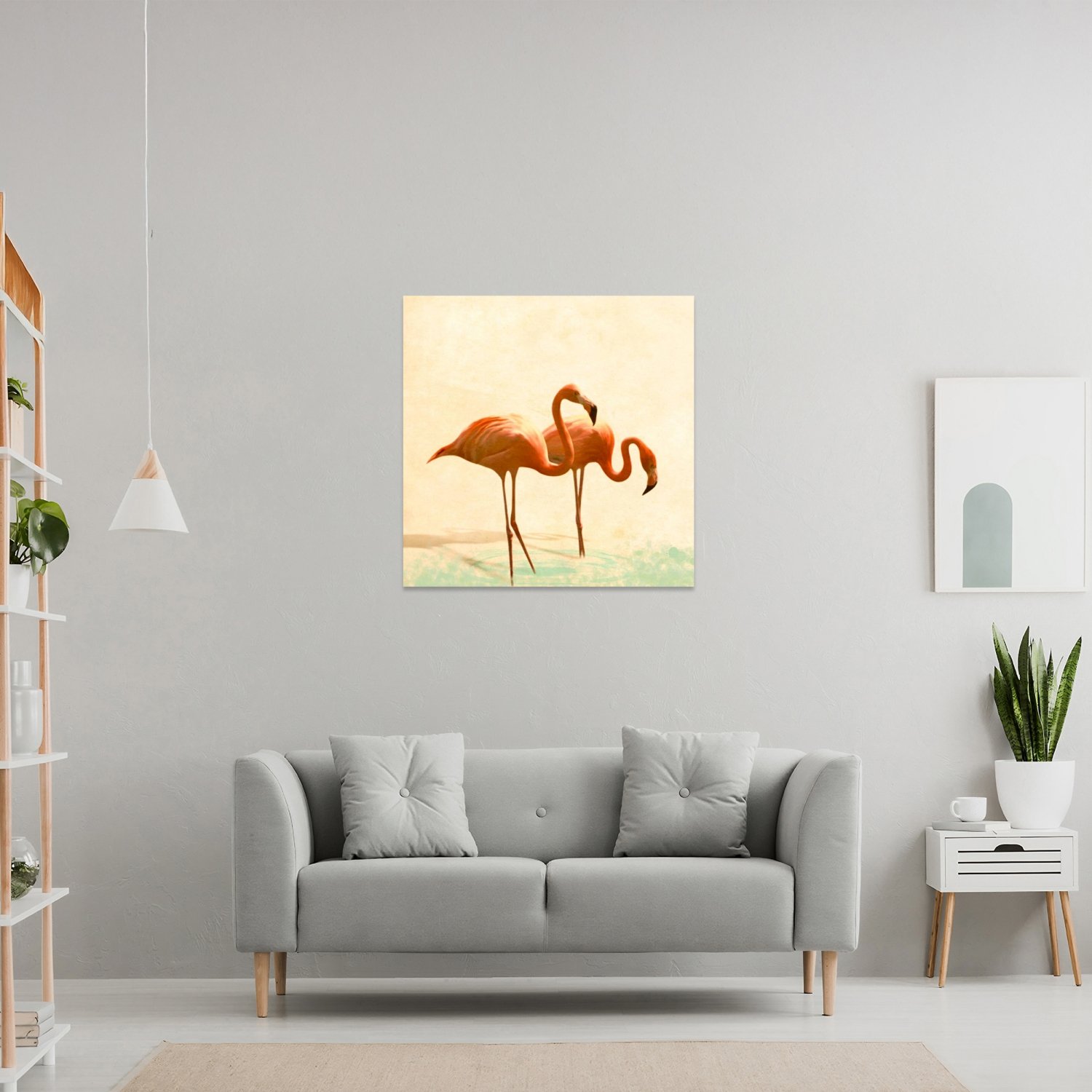 Üçlü Flamingo Sol Tablo