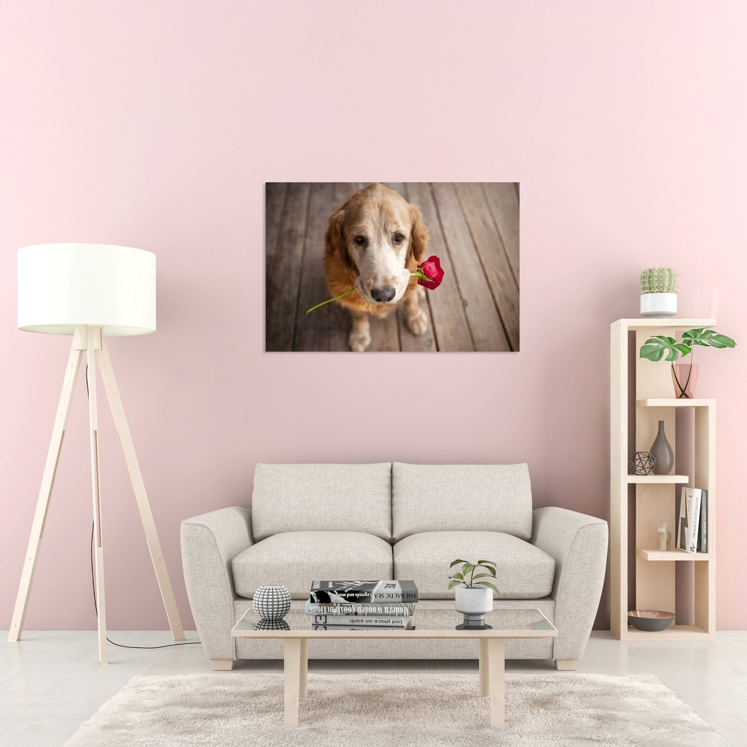 Köpek Ve Kalp Tablo