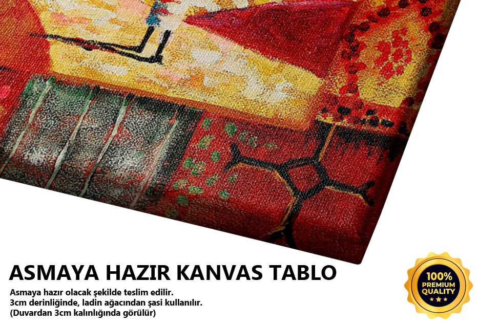 Afrikalı Kadın Tablo