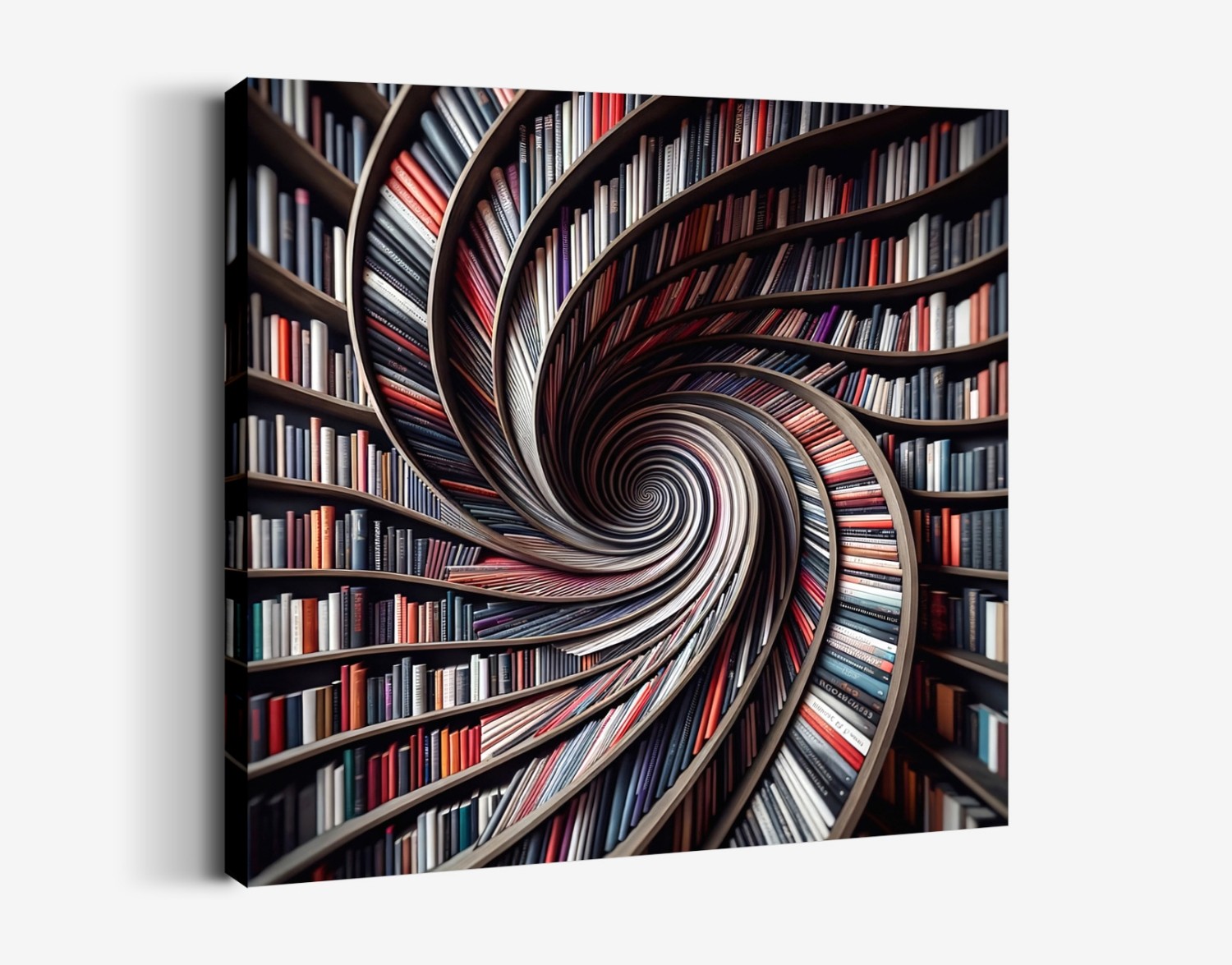 Spiral Kitaplık Deseni