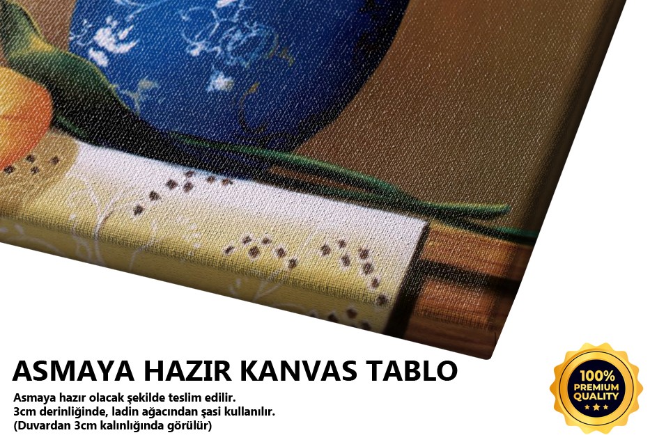 Mavi Vazoda Laleler Tablo