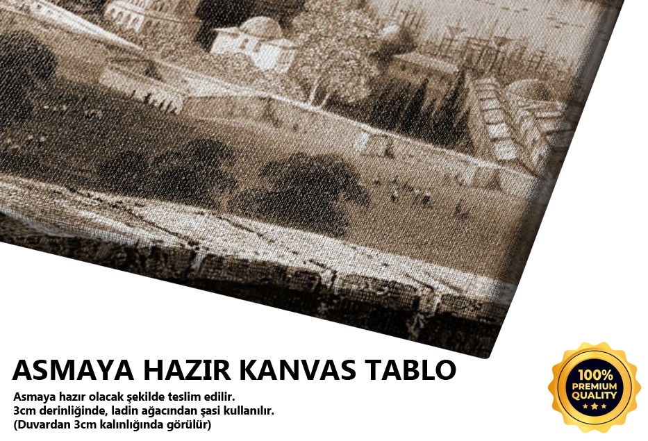Beyazıt Kulesi'nden Süleymaniye Camii Ve Kanuni Sultan Süleyman Türbesi Tablo