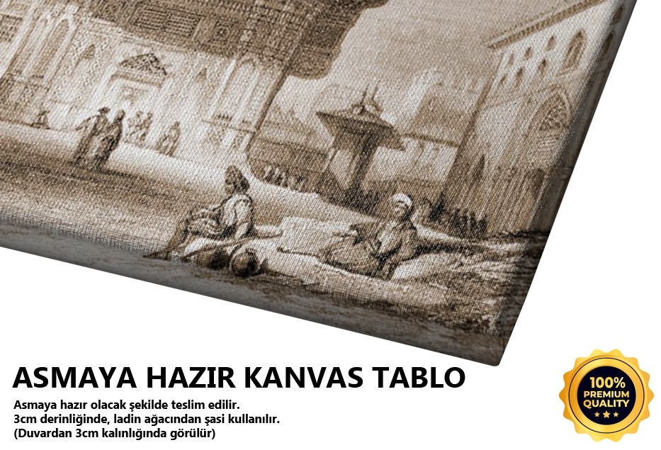 Ayasofya Camii Ve 3.Ahmet Çeşmesi Tablo