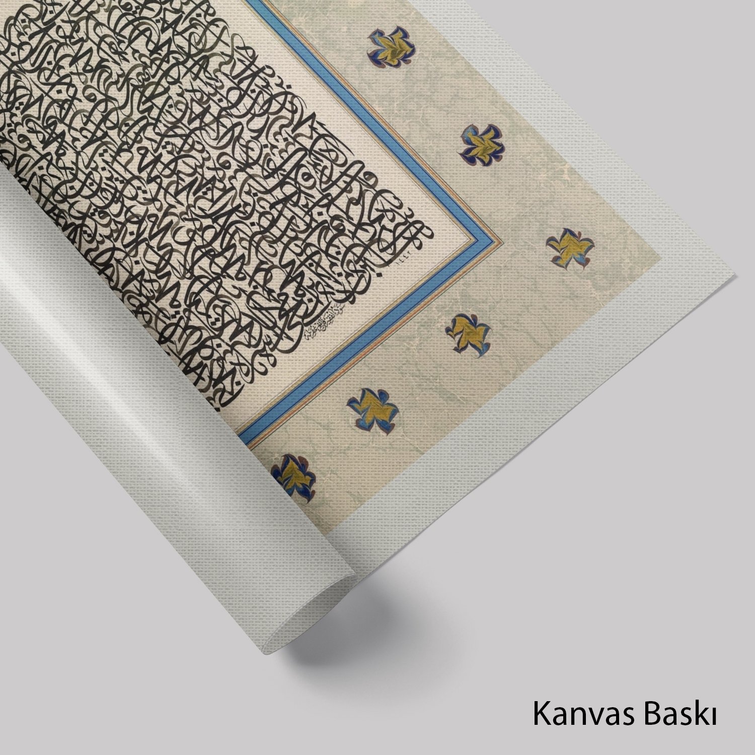 Karalama Formunda Sülüs Levha (Baskı)