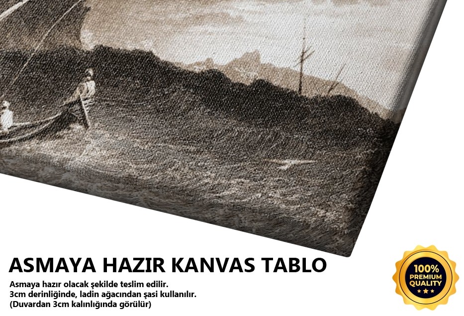 İçel Anamur Yakınlarında Bir Sahil Tablo