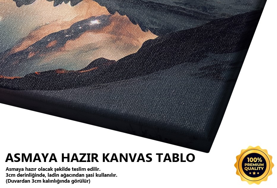 Dağ Manzarasında Galaksi