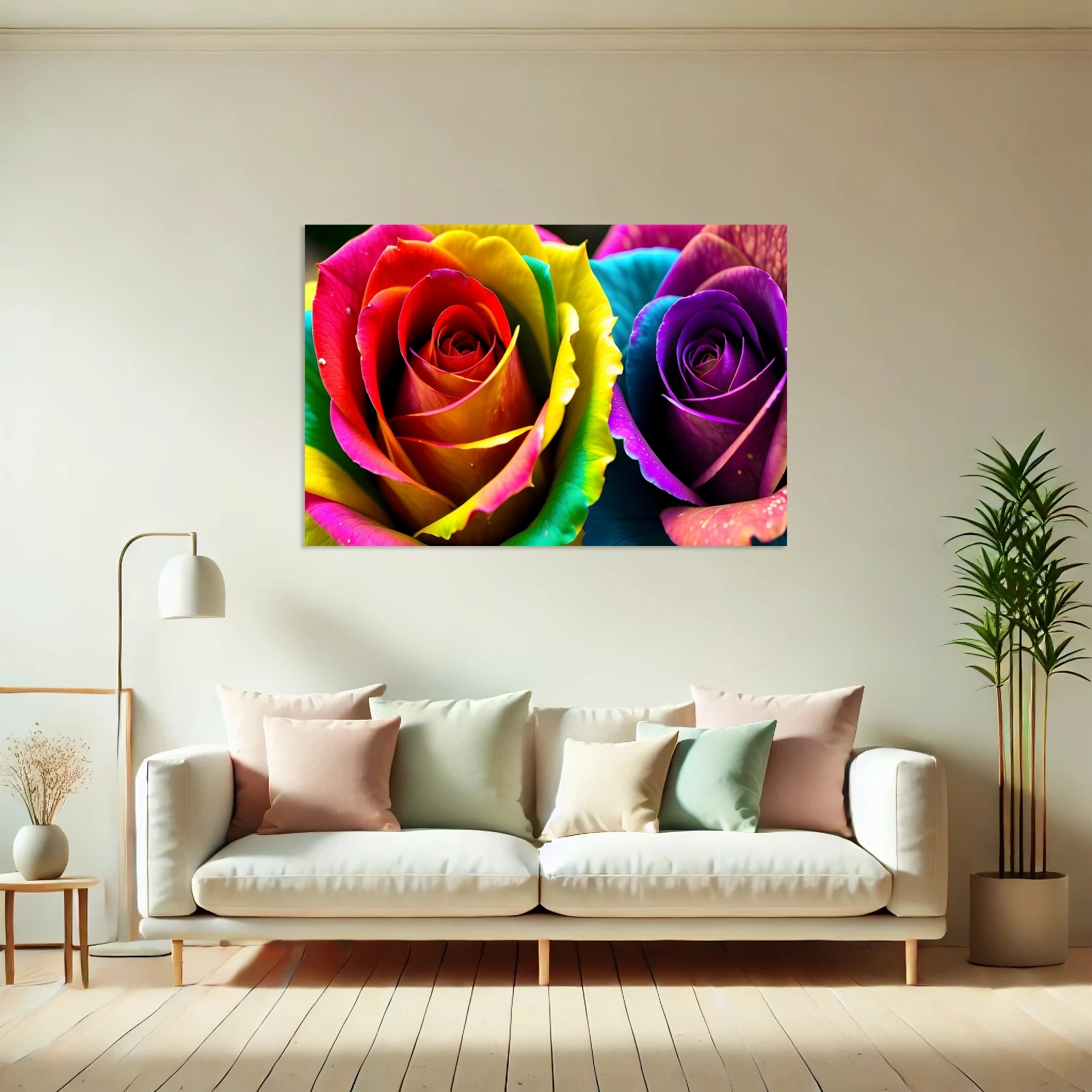 Renkli Gökkuşağı Gülü