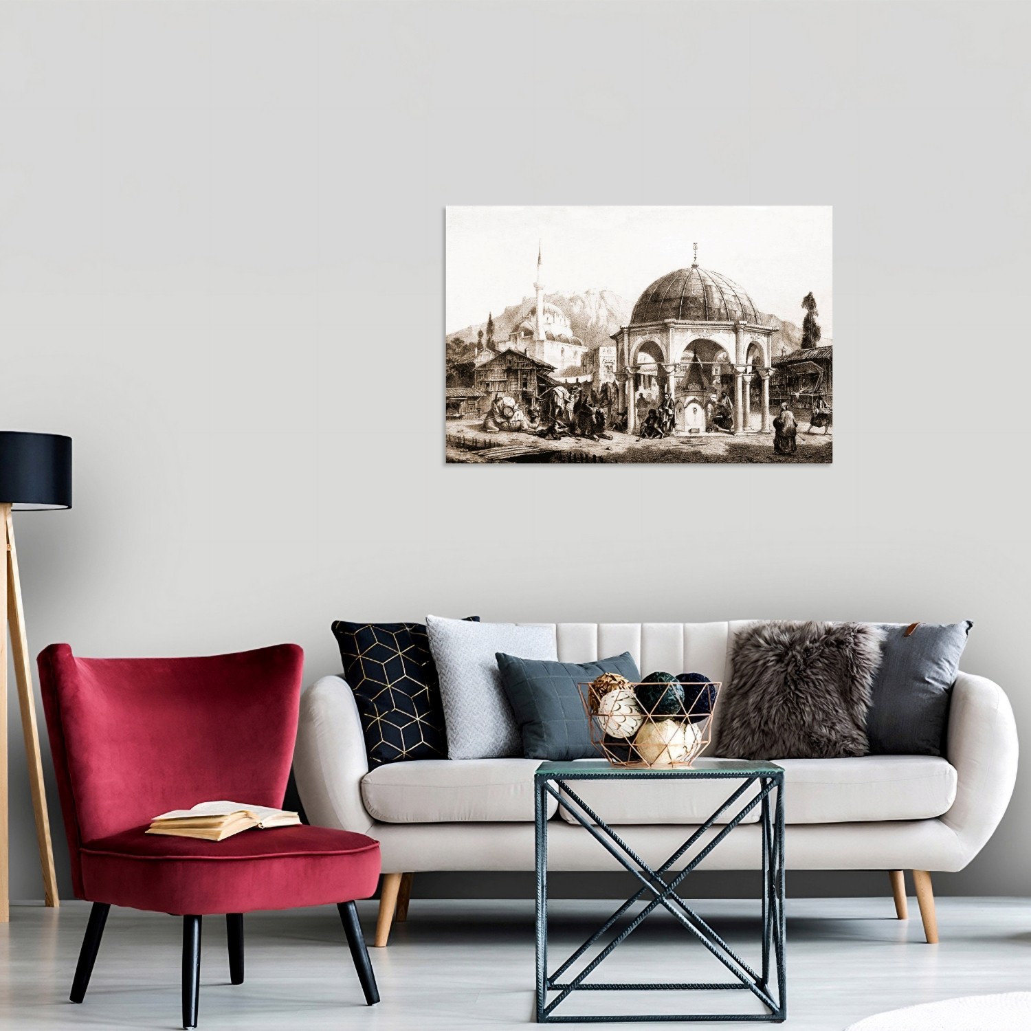 Karaca Çeşmesi Ve Deve Tablo
