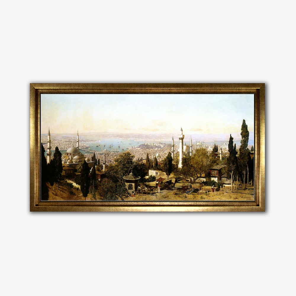 İstanbul Boğazi Ve Süleymaniye Tablo