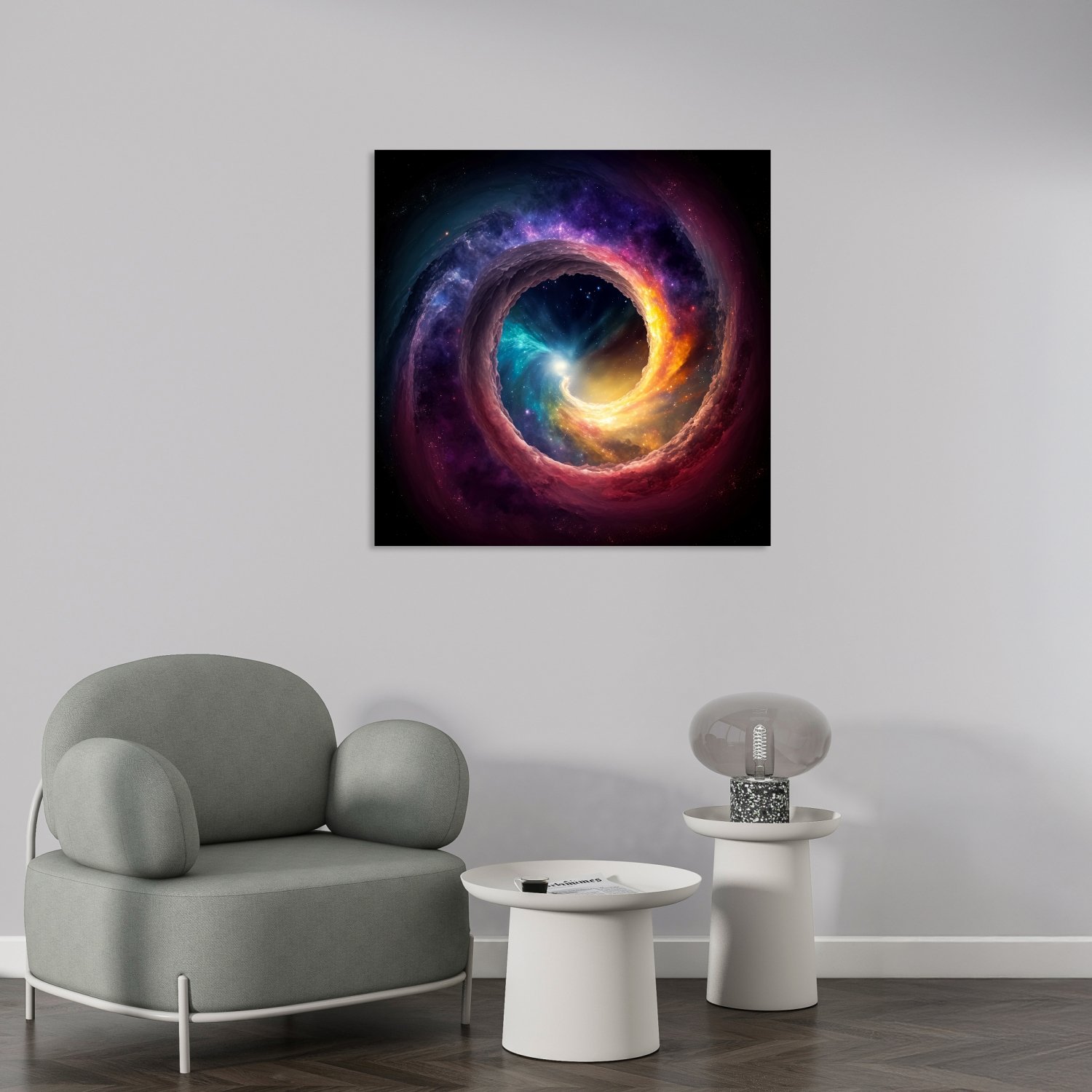 Kozmik Spiral İllüstrasyonu