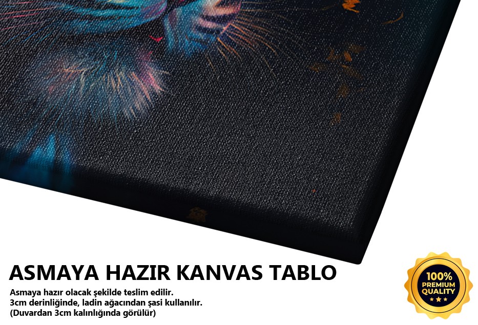 Renkli Kaplan Portresi