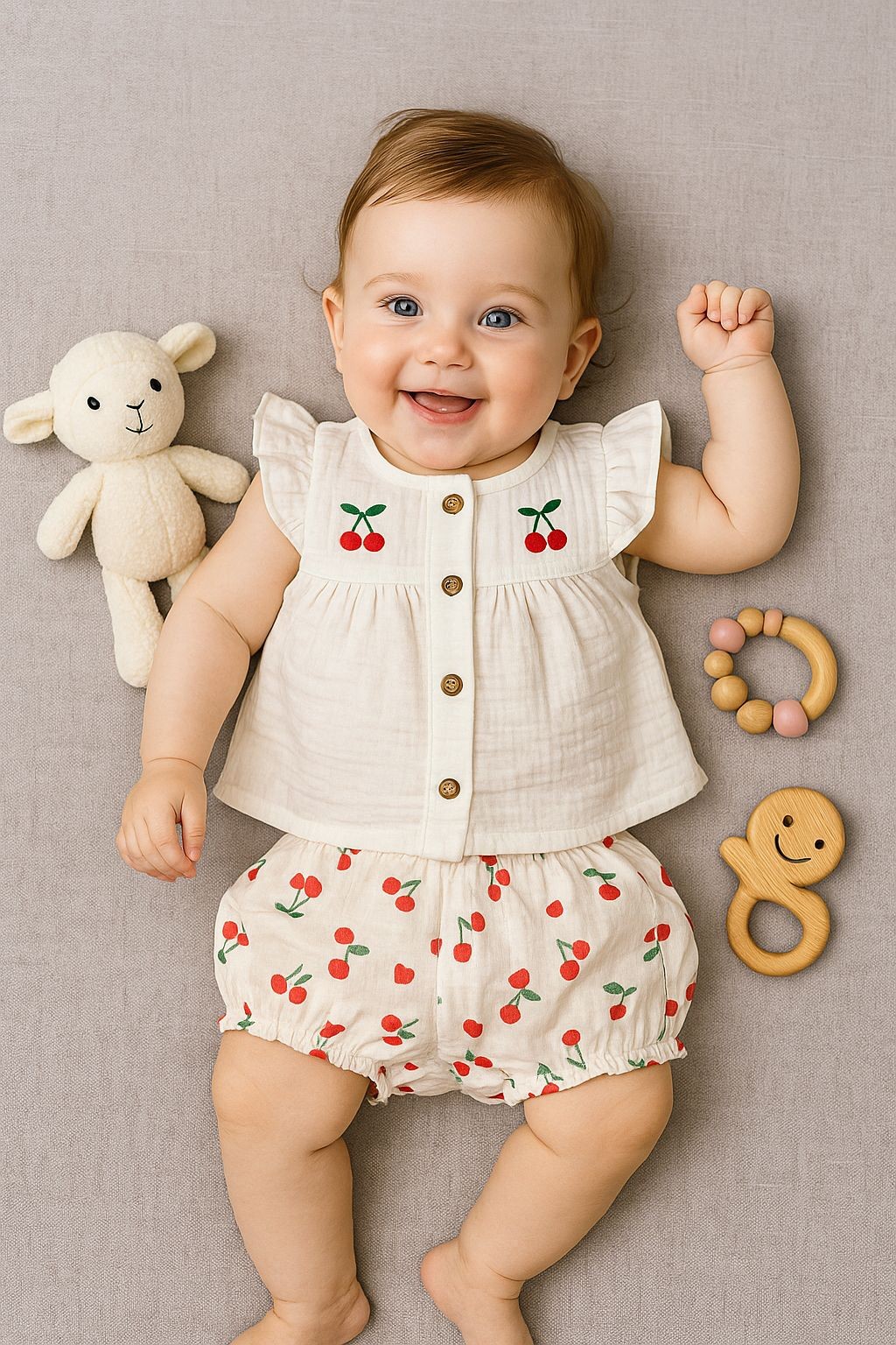 Love Cherry 2'li Yazlık Takım