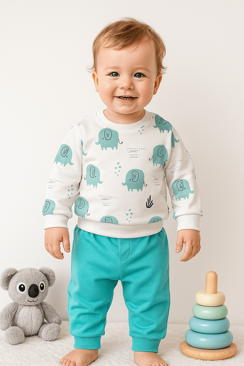 Cute Elephant 2'li Takım