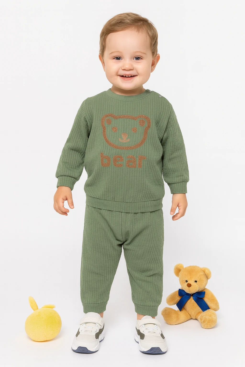 🌟 Bugüne Özel İndirim – 2 Yaş 2’li Erkek Bebek Takımı %100 Pamuk