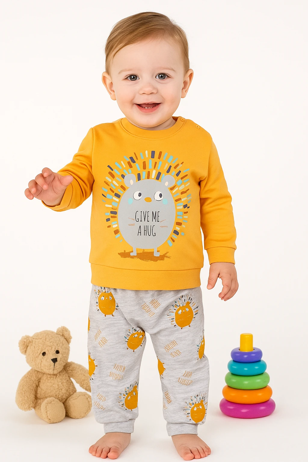 🌟 Bugüne Özel İndirim – 2’li Erkek Bebek Takımı %100 Pamuk