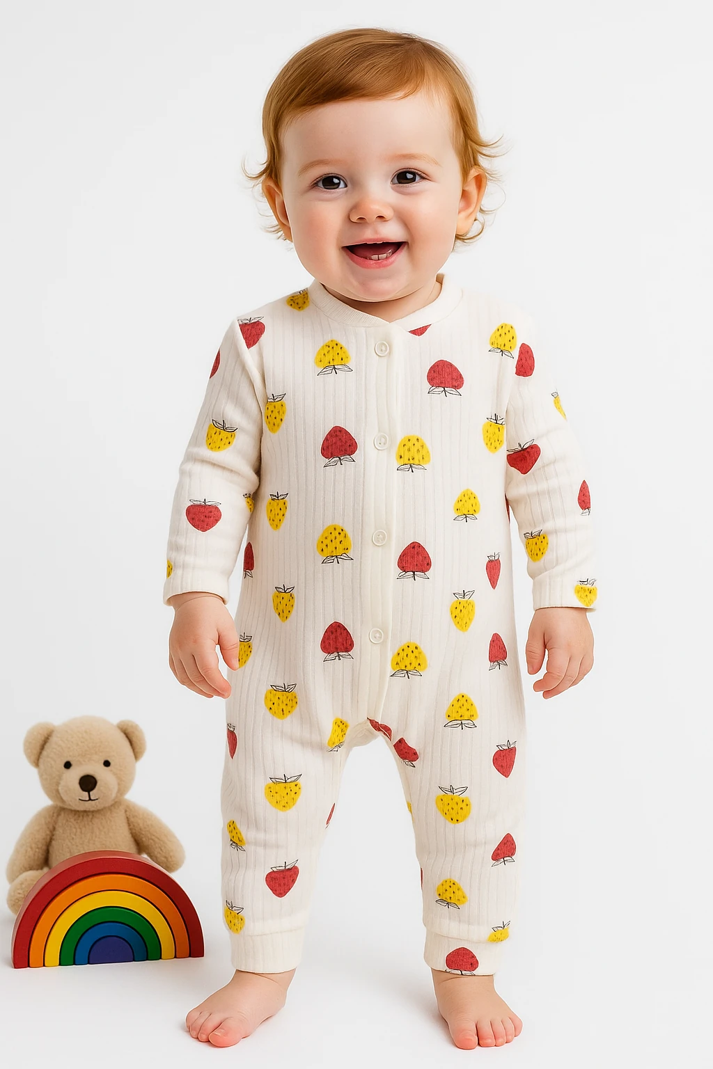 🌟 Bugüne Özel İndirim – Kız Bebek Tulumu %100 Pamuk