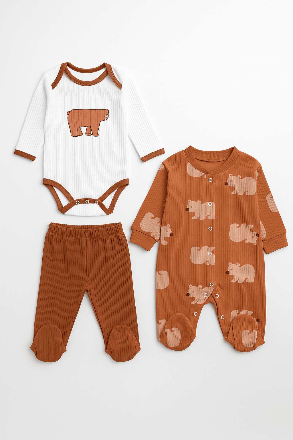 Bear 2'li Takım + Tulum Set