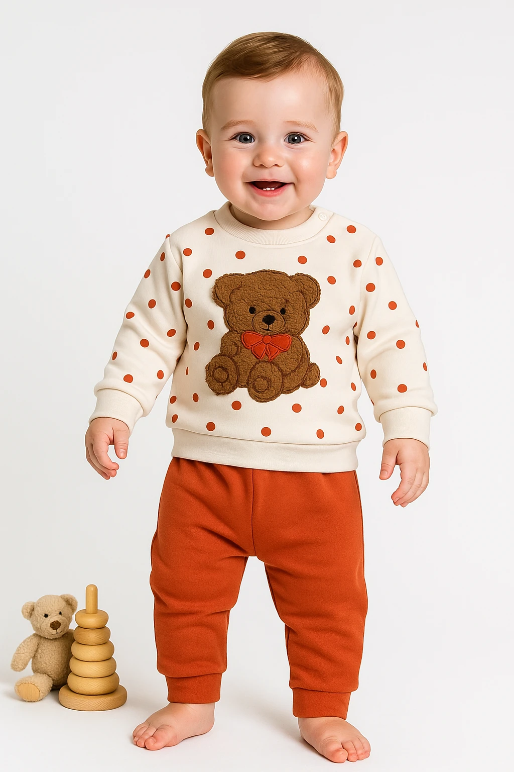 Ayıcık Nakışlı 2'li Takım