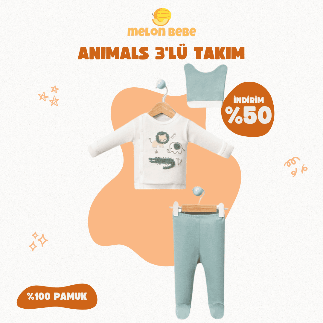 Animals 3'lü Takım