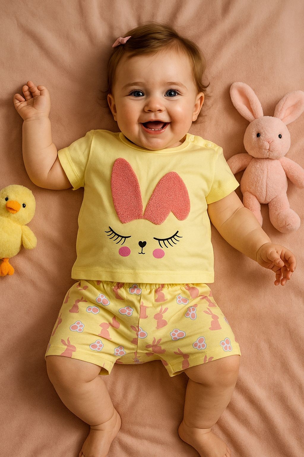 Cute Rabbit 2'li Takım